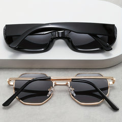 Men's Small Frame Sunglasses UV Resistant Decorative Accessories