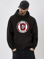 Retro Letter Pattern Print Hoodie For Men