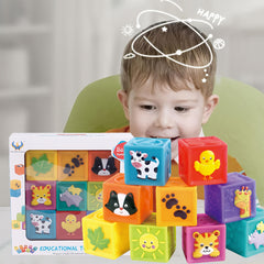 Soft Blocks Stacking Toys for Babies