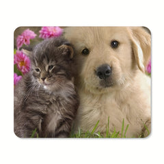 Dog And Cat Mouse Pad Non Slip Rubber Mouse Mat For Computer Desk