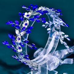 Bridal Hairband Flower Leaf Wedding Headpiece for Events Weddings HP880