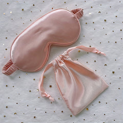 Soft Eye Mask Blackout Blindfold with Storage Bag