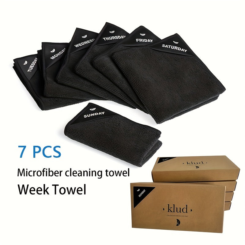 7pcs Microfiber Cleaning Cloth 29.97cmX29 Small Square Cleaning Towels