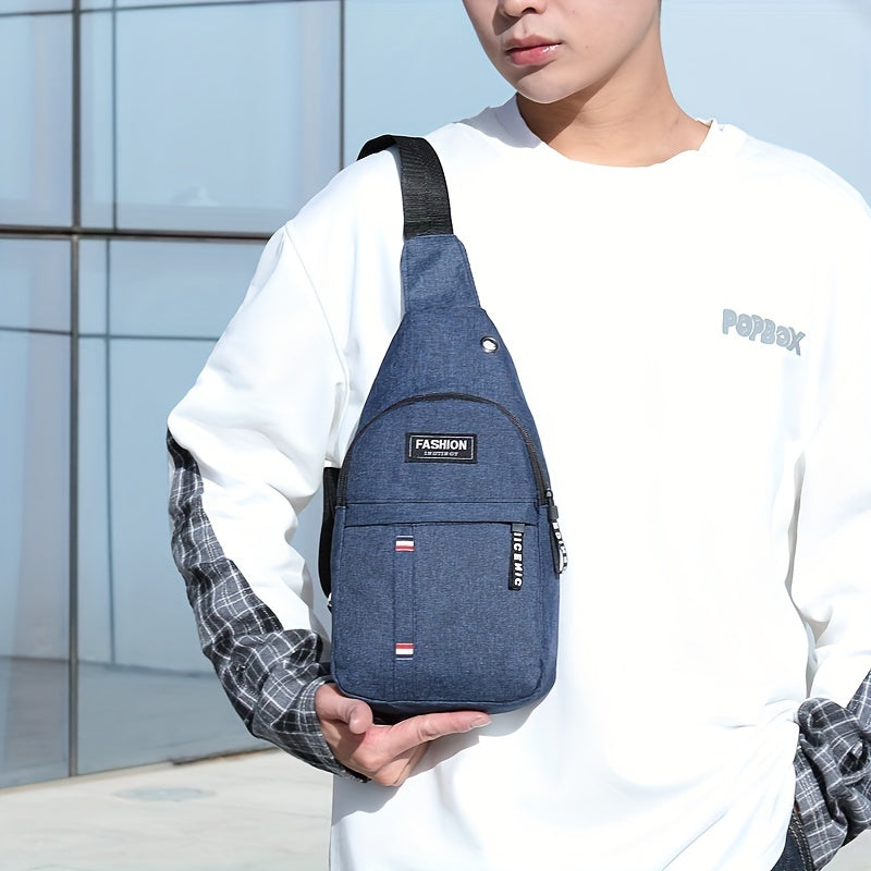 Large Capacity Outdoor Travel Messenger Bag Lightweight Chest Bag