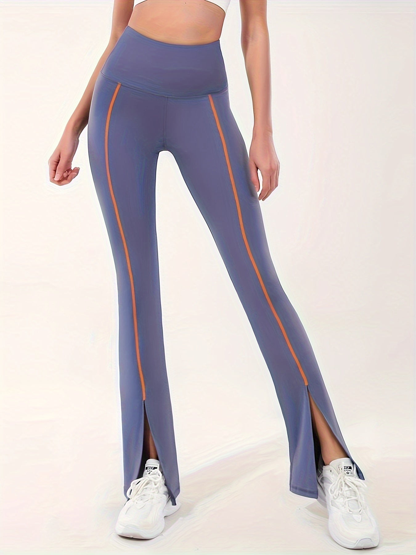Women's High Waist Flared Pants Tummy Control Leggings