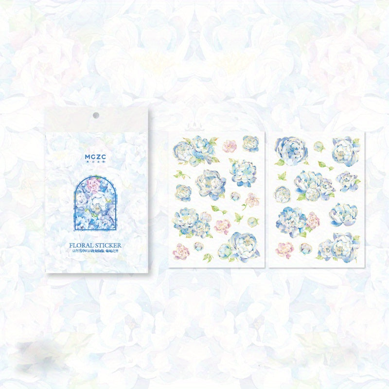 Flower Petal Stickers for DIY Decorations - 2 Sheets