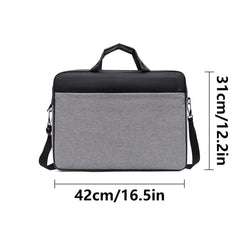 16 Inch Waterproof Laptop Storage Bag with Handle and Zippered Pocket