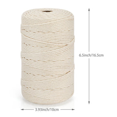 3mm X 220 Yards Cotton Macrame Rope for Crafts