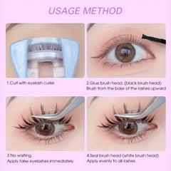 Dual-Ended Eyelash Glue for DIY Extensions
