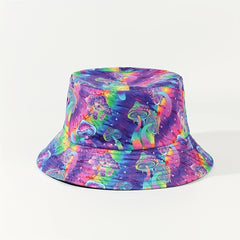 Fisherman Hat Men's Creative Pattern Hat Summer Outdoor Casual Sunshade