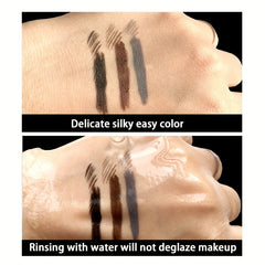 Long Lasting Double Ended Eyebrow Pencil Waterproof Sweat Proof