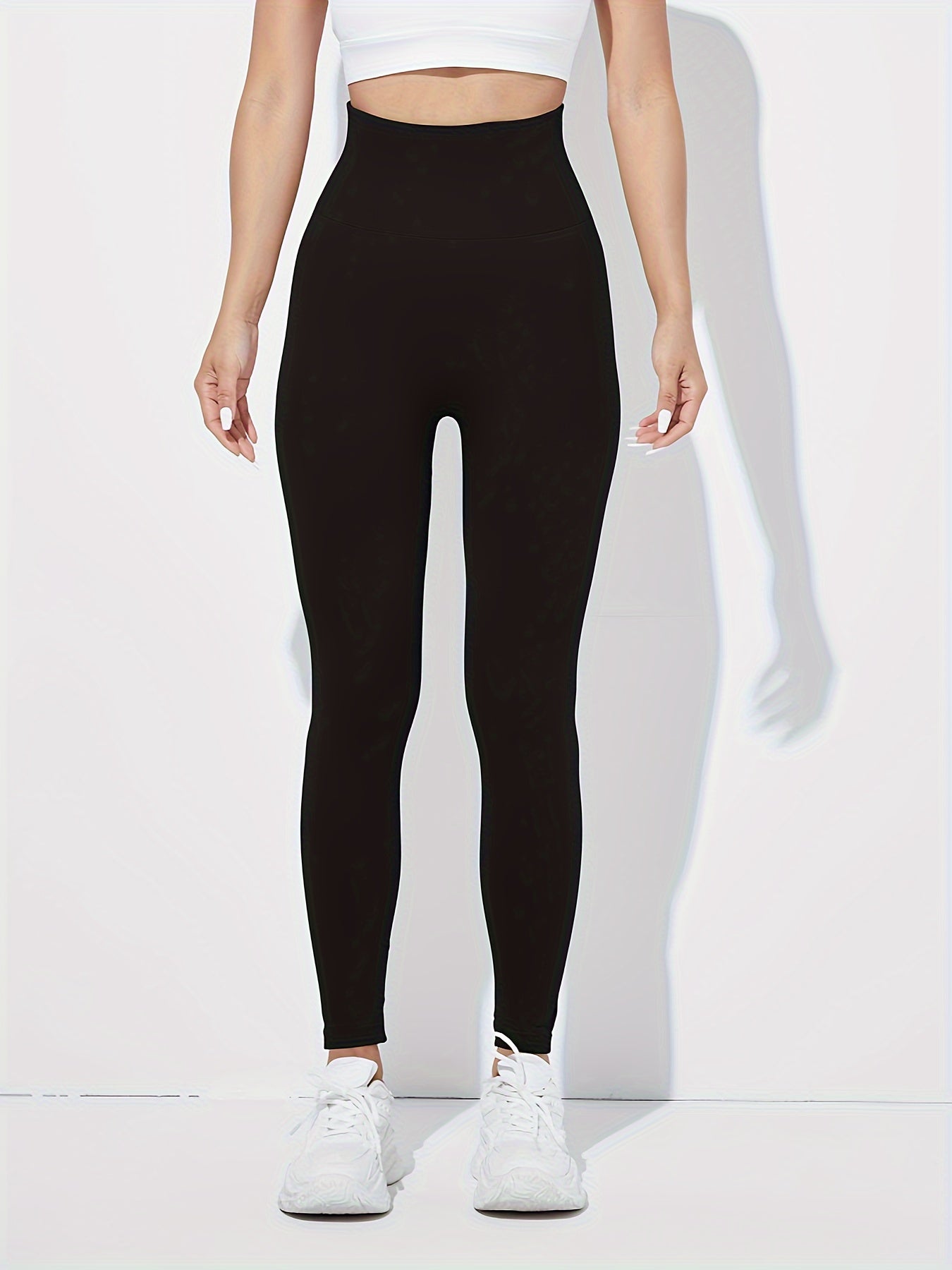 High Waist Tummy Control Fitness Pants Quick Dry Running Yoga Hip Lifting Sports