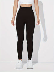 High Waist Tummy Control Fitness Pants Quick Dry Running Yoga Hip Lifting Sports