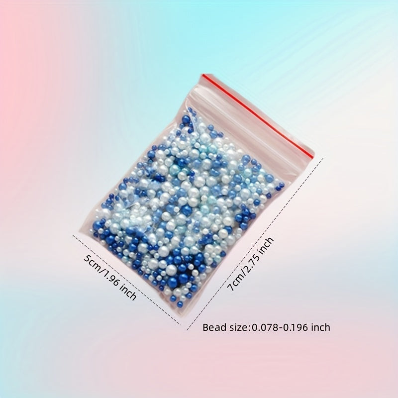 300pcs 9g ABS Pearls Epoxy Beads DIY Crafts Nail Art Decoration