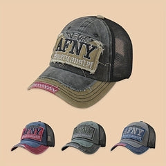 AFNY Vintage Mesh Trucker Hat Embroidered Baseball Cap