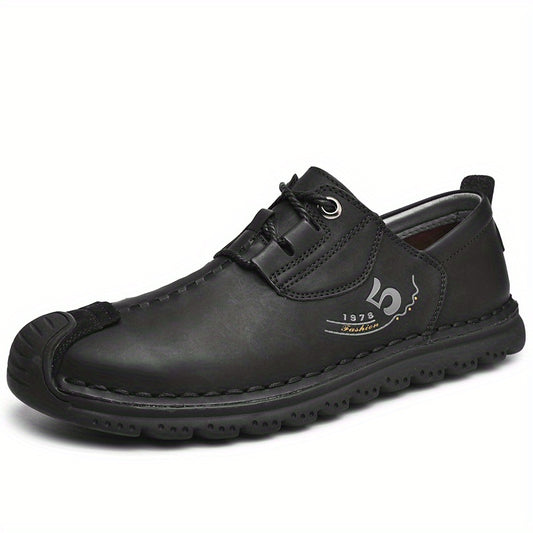 Men's Lace up Shoes Comfy Non slip Stitch Detail Shoes