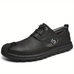 Men's Lace up Shoes Comfy Non slip Stitch Detail Shoes