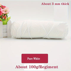 Thick 8-Strand Cotton Thread Ball for Scarf Knitting DIY Medium