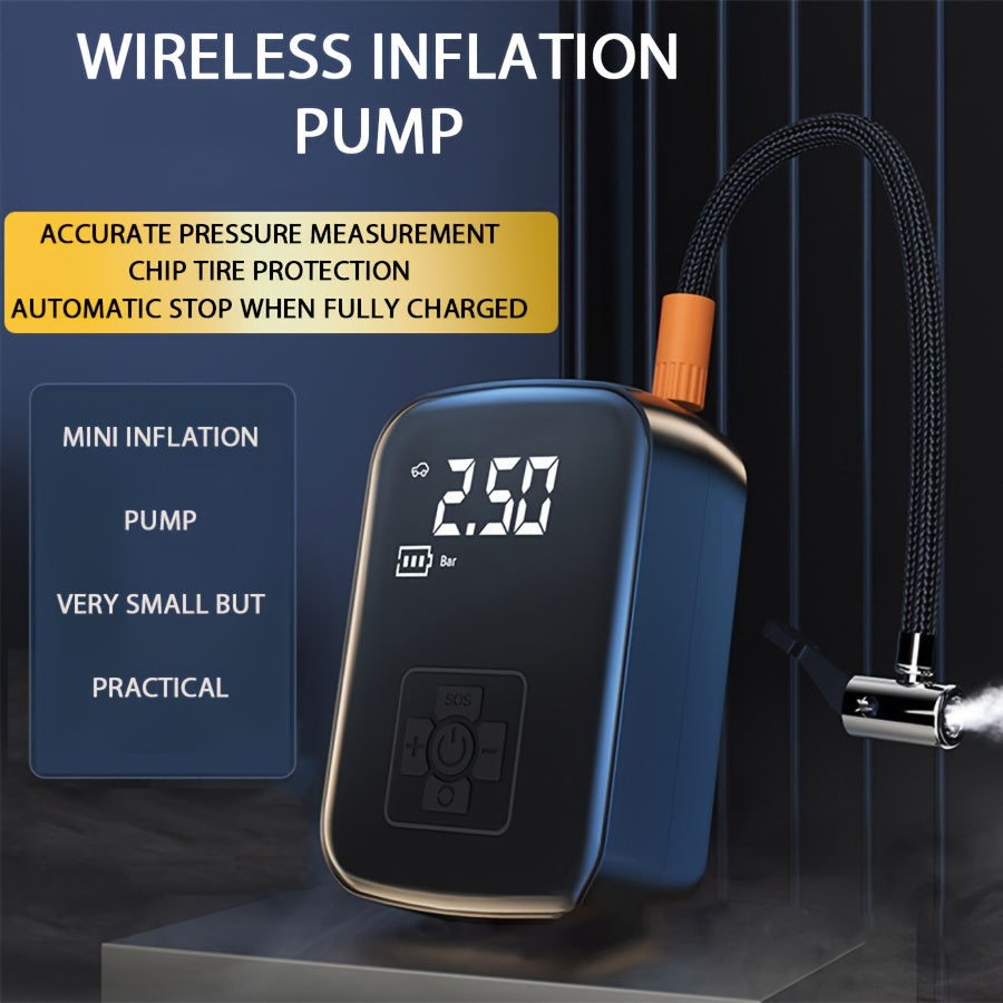 Portable Air Compressor with LED Light