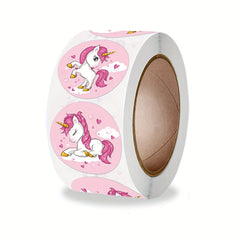 500pcs Unicorn Sticker Kids Reward Gift Label Encouragement Stationery