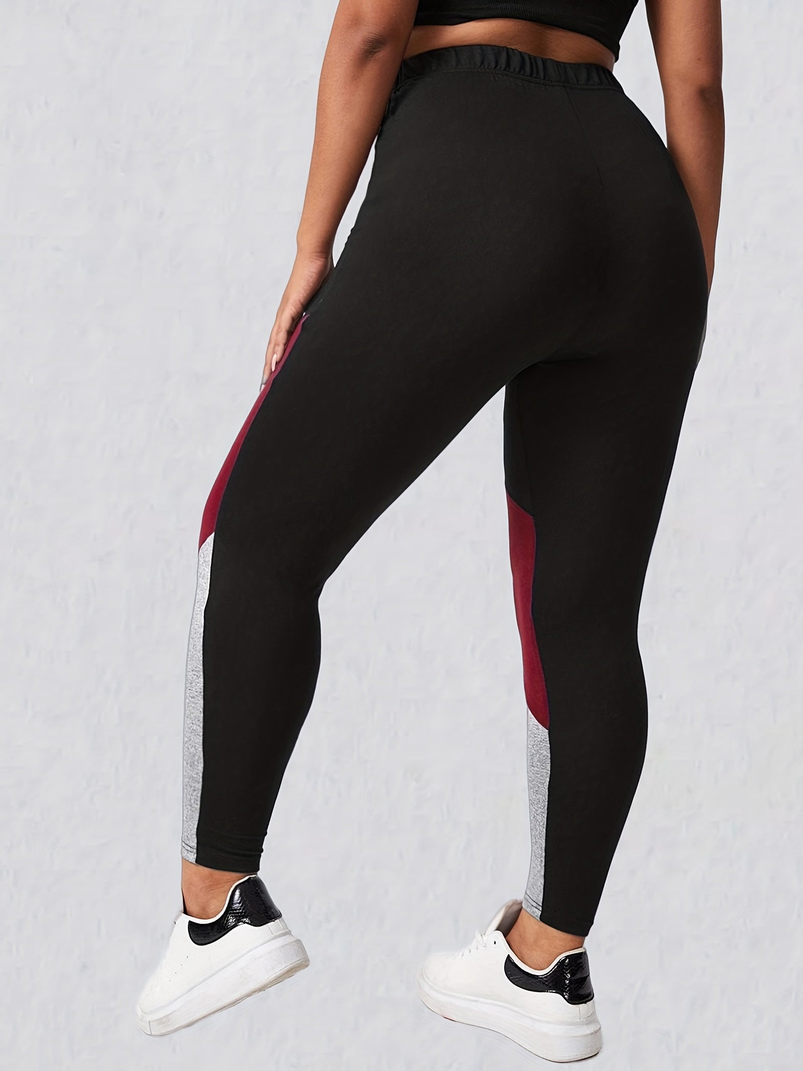 Colorblock High Waist Yoga Leggings