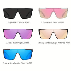 Large Frame Polarized Sunglasses for Men