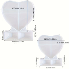Heart Shaped Photo Frame Mold DIY Resin Silicone Mold