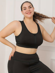 Sports Bra Front Close High Impact Absorbent Criss Cross