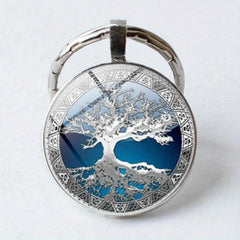 Life Tree Keychain For Girls Backpack Accessories