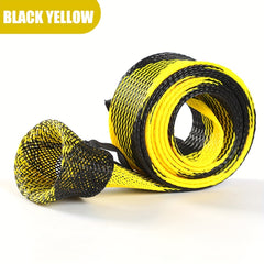 Rod Protector Sleeve Braided Mesh Reusable Telescopic Rods Protector