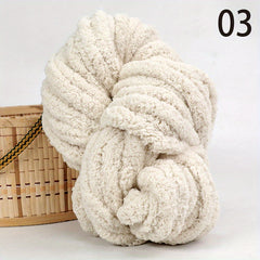 Chenille Yarn Soft Arm Knitted Crochet Giant Blanket DIY Home Decor