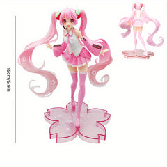 Japanese Anime Cherry Pink Movable Doll Toy Girl PVC Doll Model Toy