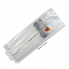 15pcs Fine Detail Paint Brush Set for Art Painting Acrylic Watercolor Models Kit