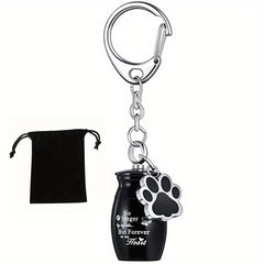 Pet Urns Keychain With Storage Bags For Dog Cat Ashes Keepsake