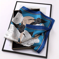 70 Satin Scarf Square Bandana Neckerchief Windproof Head Wrap Hair Accessories