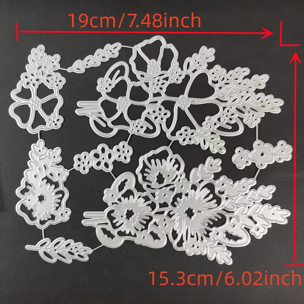 1pc Flower Metal Cutting Dies Scrapbooking Paper Craft Album Card Punch Art Dies