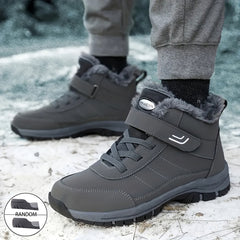 Girl's Solid Snow Boots Cozy Ankle Boots Plush Outdoor Hiking Shoes