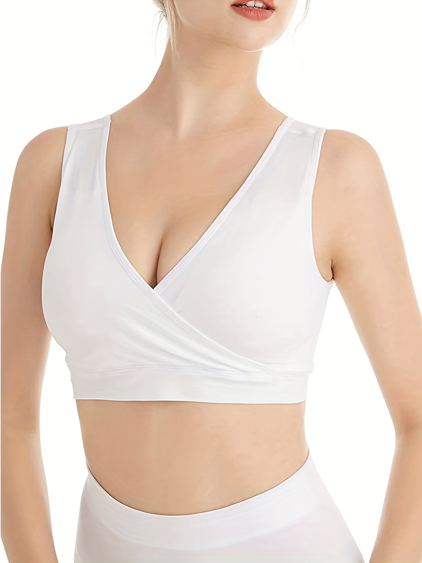 Seamless Comfort Wire Women's Cross Sports Bra