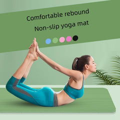 1pc Non slip Shock Absorption Yoga Mat Widen Thicken Fitness Mat Home Sports