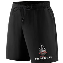 Men's Printed Active Shorts With Pockets