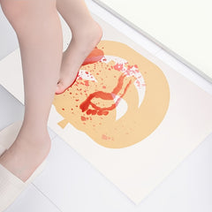 1pc Changing Bath Rug Halloween Bloody Bath Mat