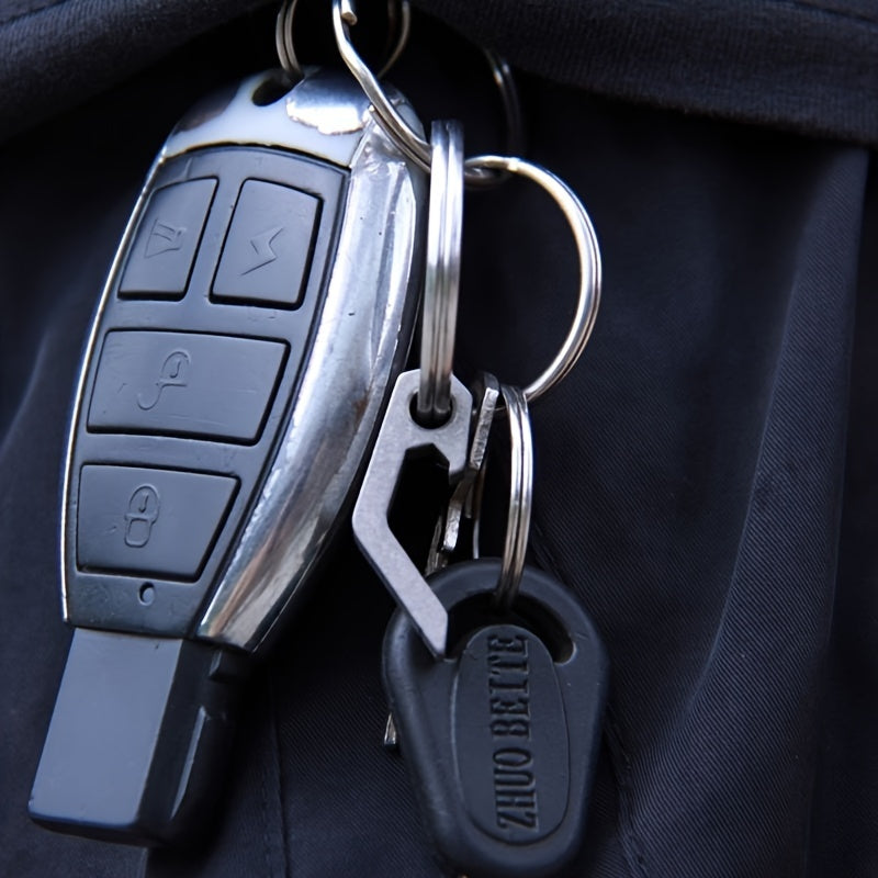 Outdoor Keychain Bottle Opener Mini Stainless Steel Portable