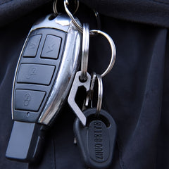 Outdoor Keychain Bottle Opener Mini Stainless Steel Portable