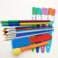 15pcs Painting Brush Sets for Kids DIY Painting Water Wash Graffiti Tool Set