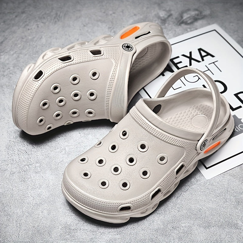 Men's Lightweight Hollow Out Clogs Summer Beach Sandals