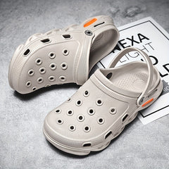 Men's Lightweight Hollow Out Clogs Summer Beach Sandals