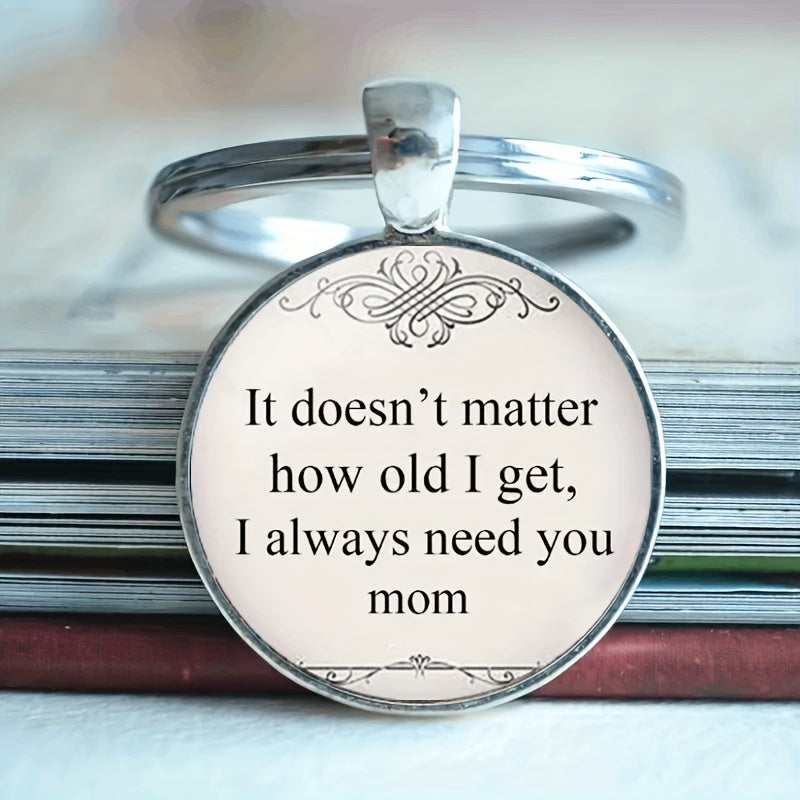 Vintage English Keychain Necklace Bag Charm Jewelry Accessory