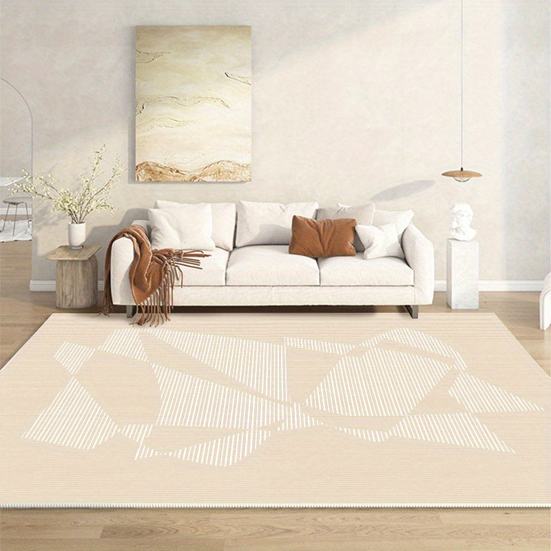 Modern Abstract Crystal Velvet Runner Rug Living Room Bedroom Bedside Carpet
