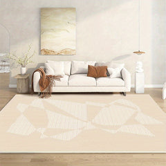Modern Abstract Crystal Velvet Runner Rug Living Room Bedroom Bedside Carpet