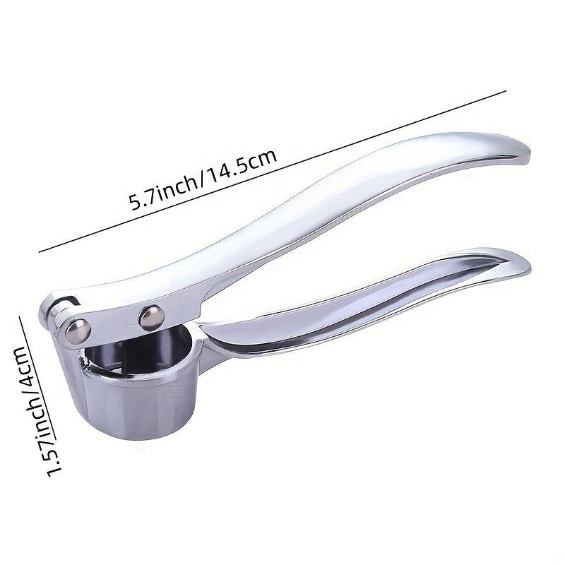 Garlic Press Metal Garlic Mincer Washable Garlic Crusher Kitchen Garlic Chopper